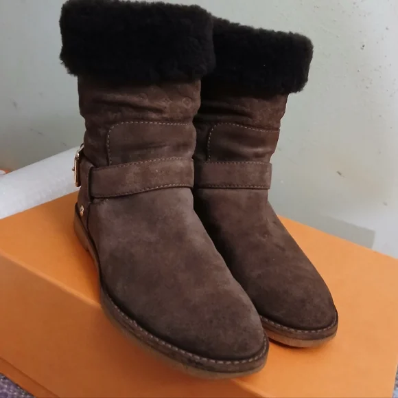 Authentiv Louis Vuitton Snowball Snow Boots/PreOwned/5 1/2-6 Good - Picture 6 of 17